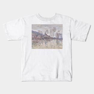 Flood in Giverny by Claude Monet Kids T-Shirt